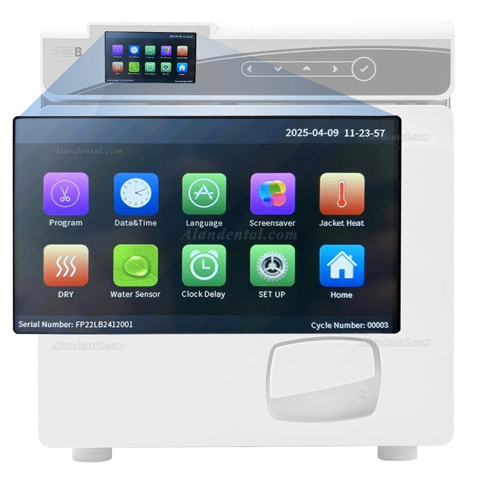 Fomos Linea 17L/22L Dental Autoclave Steam Sterilizer Built-in Printer Class B with Dry Function